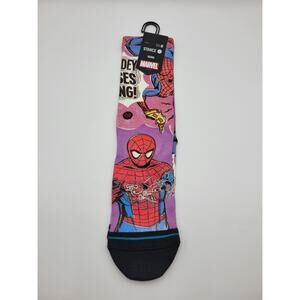 Stance Casual Marvel Spidey Senses Socks Size M *NWT